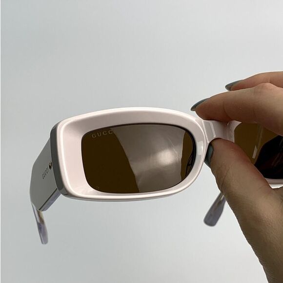 NEW Gucci Sunglasses GG1528S 003 Ivory Brown Women Authentic main image 8
